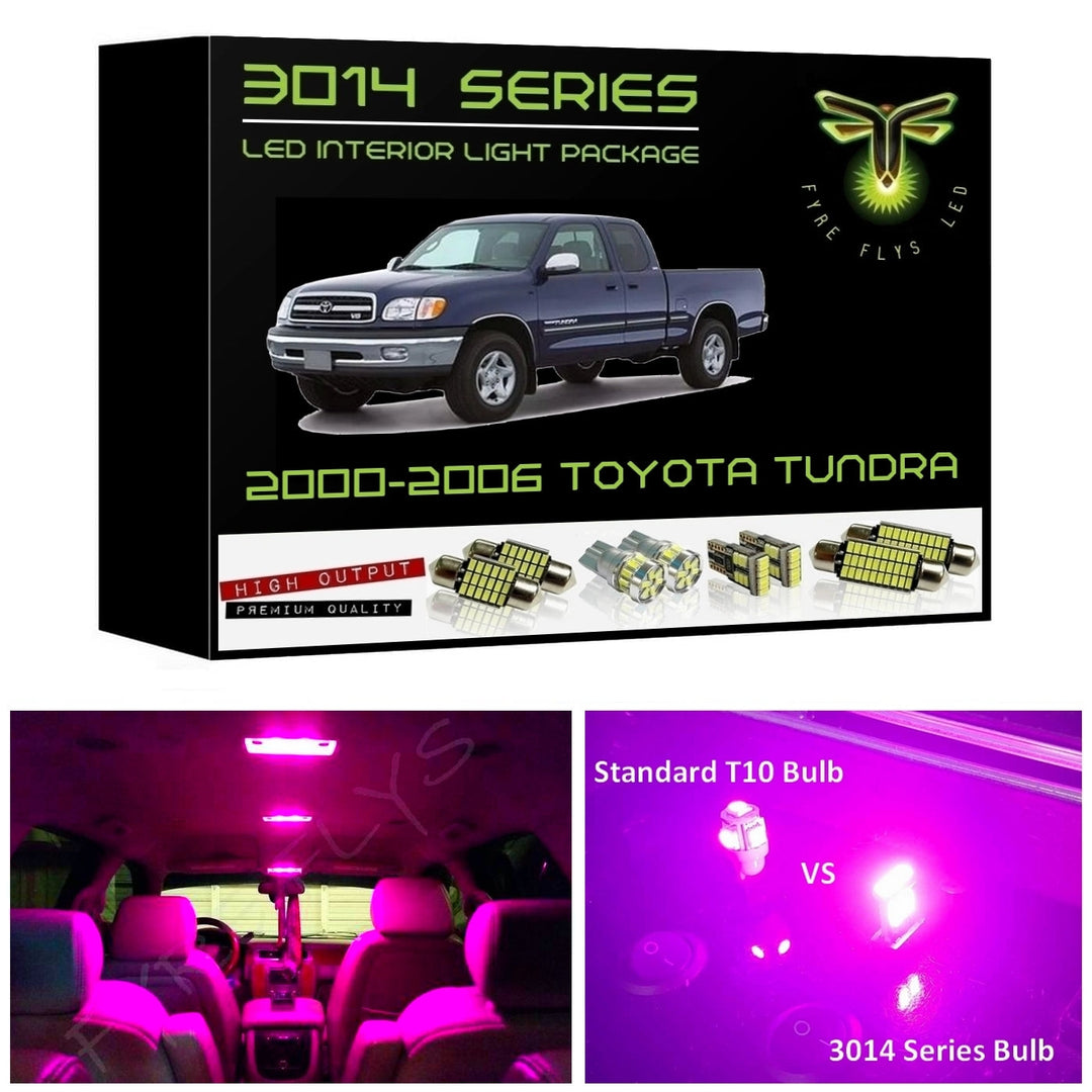 2000-2006 Toyota Tundra Super Bright 3014 Series LED interior light kit