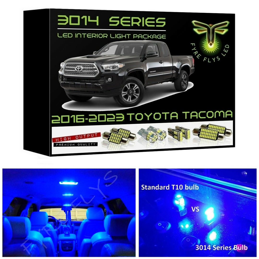 2016-2023 Toyota Tacoma Super Bright 3014 Series LED interior light kit