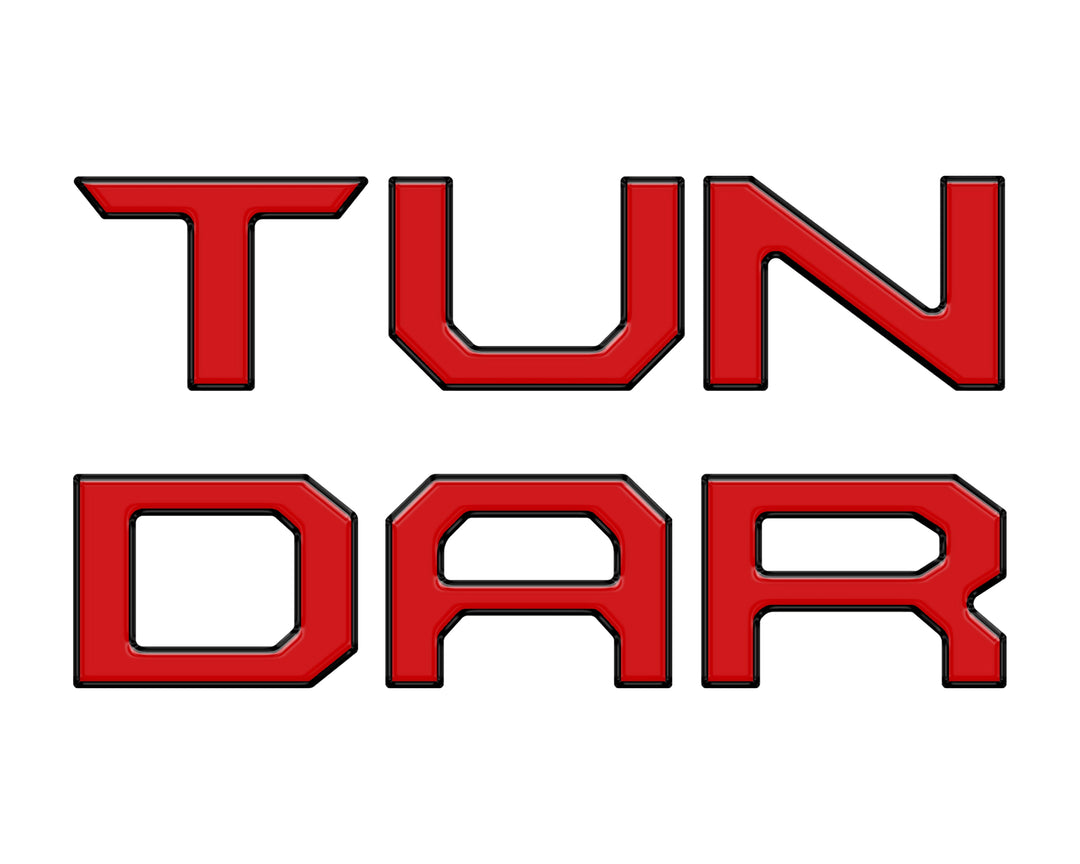 Tufskinz Tailgate Letter Inserts Fits Tundra (2014-2021)