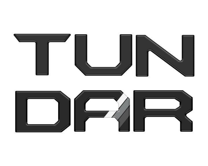Tailgate Letter Inserts Fits 2014-2021 Toyota Tundra