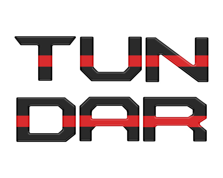 Tufskinz Tailgate Letter Inserts Fits Tundra (2014-2021)