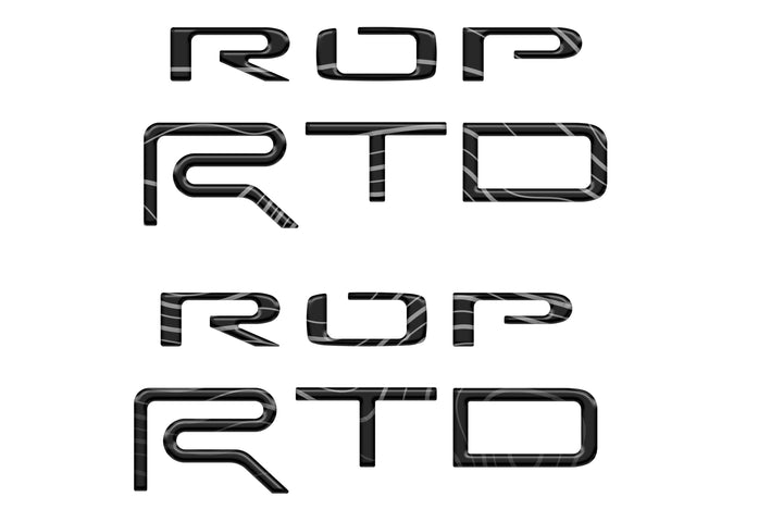 Bed Side Letter Inserts Fits 2015-2021 Toyota Tundra TRD Pro