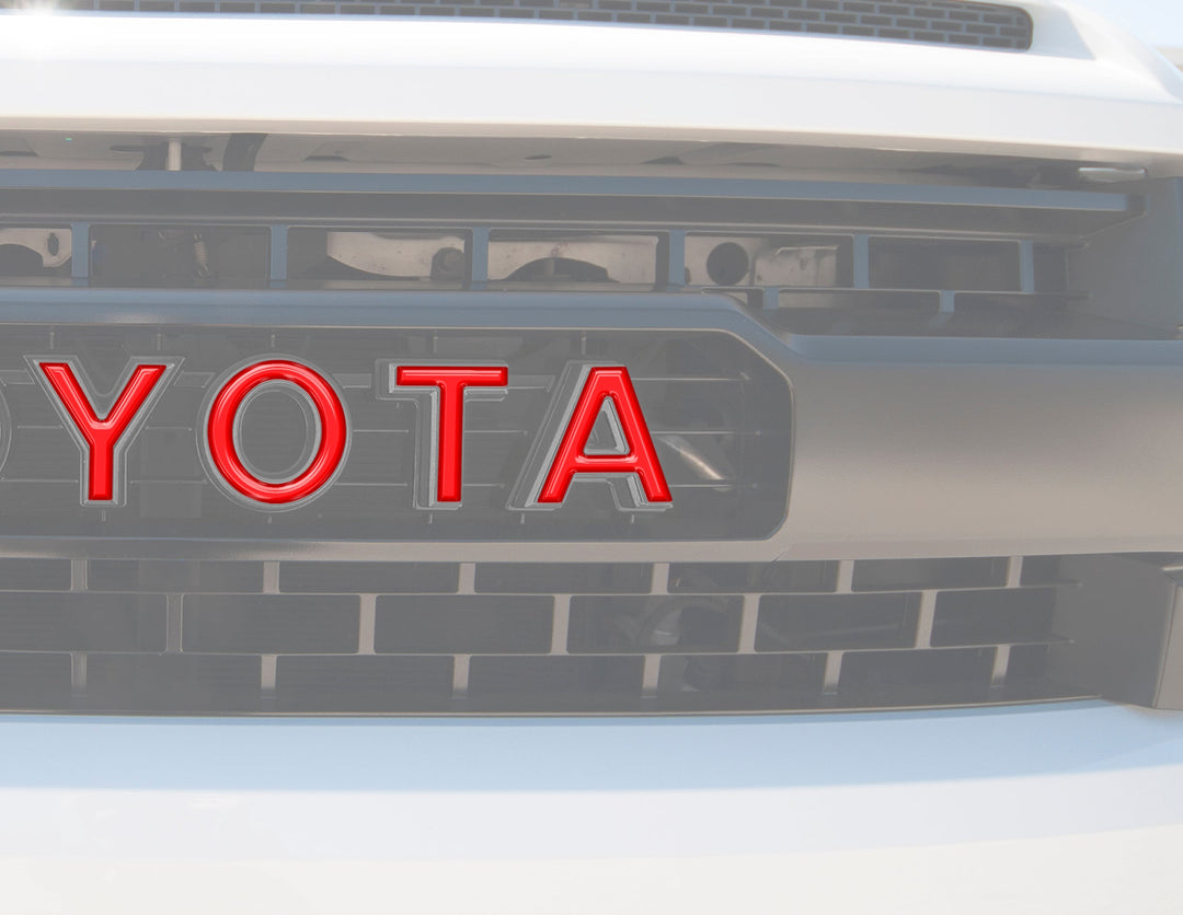 Tufskinz Grille Letter Overlays Fits Tundra (2014-2021)