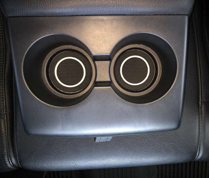 Rear Seat Cup Holder Inserts Fits 2007-2021 Toyota Tundra