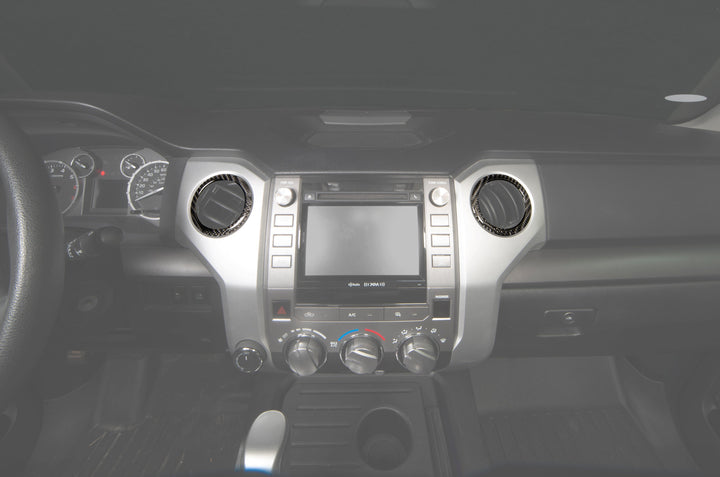 A/C Vent Rings(Covers Chrome) Fits 2014-2021 Toyota Tundra