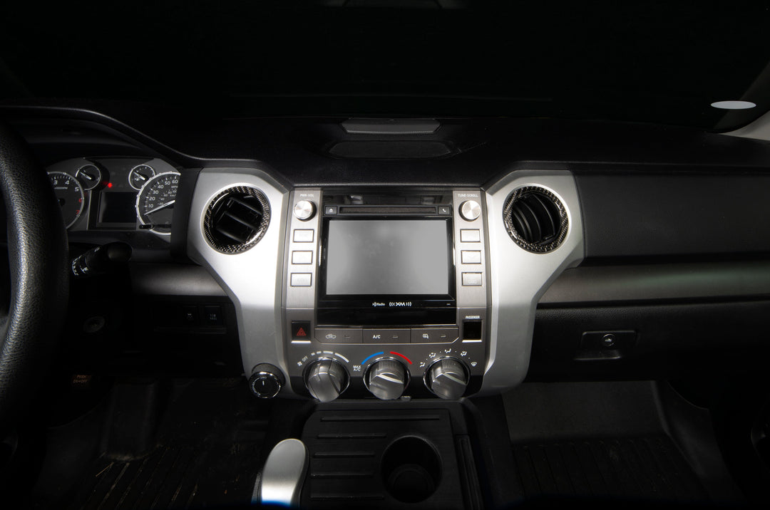 A/C Vent Rings(Covers Chrome) Fits 2014-2021 Toyota Tundra