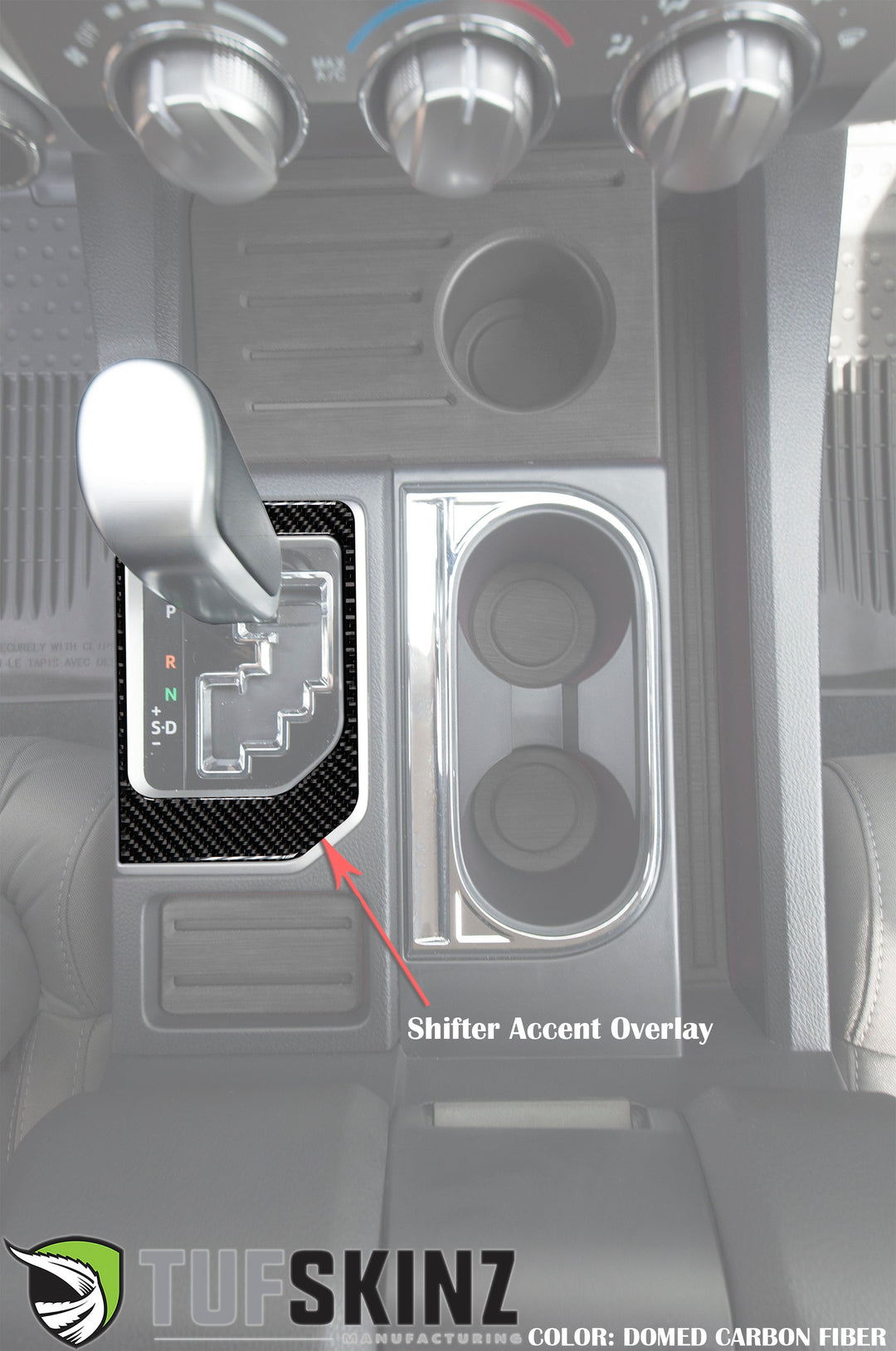 Center Console Shifter Accent Trim Fits 2014-2021 Toyota Tundra