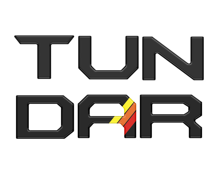 Lower Grille Letter Inserts Fits 2022-2027 Toyota Tundra