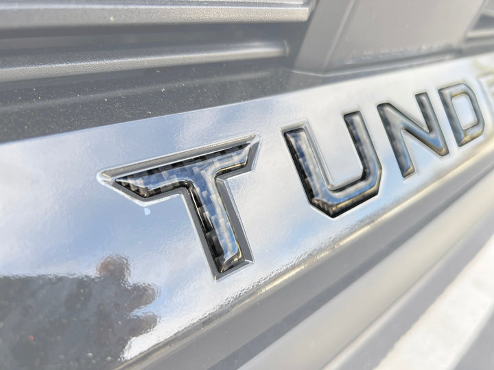 Tufskinz Lower Grille Letter Inserts Fits Tundra (2022+)