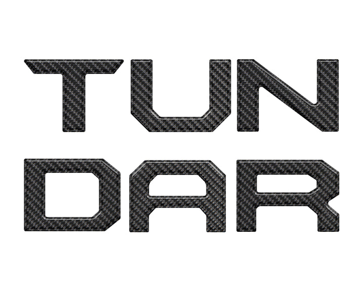 Tufskinz Lower Grille Letter Inserts Fits Tundra (2022+)