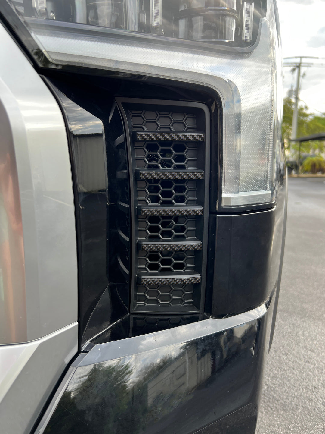 Side Air Intake Line Accent Trim Fits 2022-2027 Toyota Tundra
