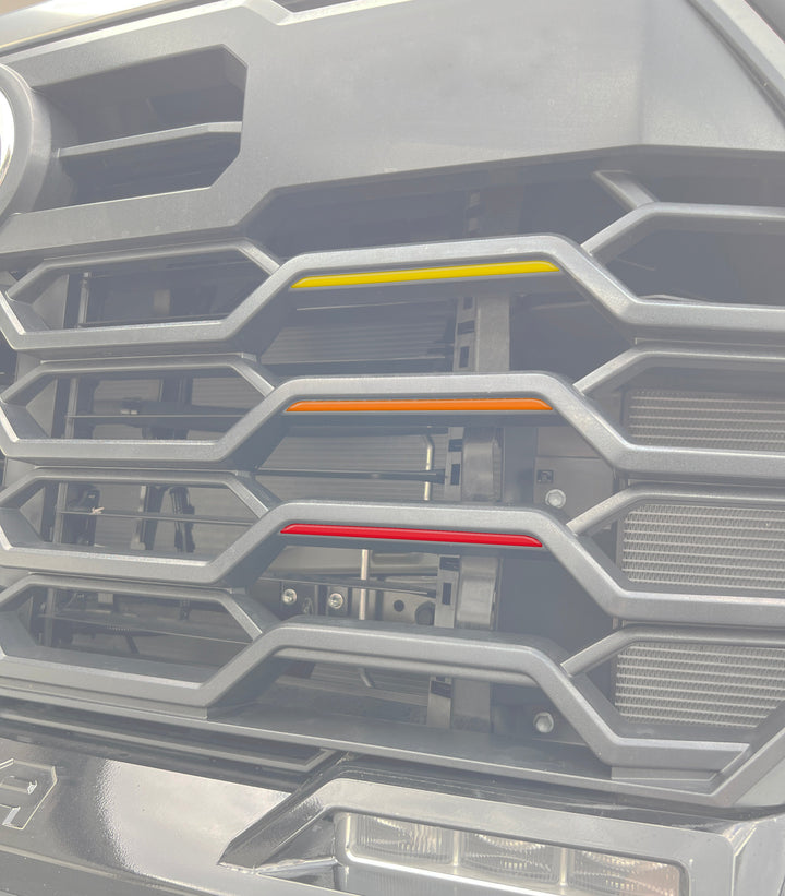 TRD Grille TRI-Color Line Inserts Fits 2022-2027 Toyota Tundra & 2023-2027 Toyota Sequoia