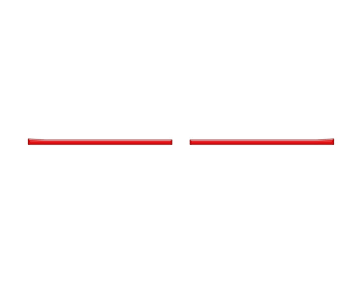 TRD Grille Center Line Inserts Fits 2022-2027 Toyota Tundra