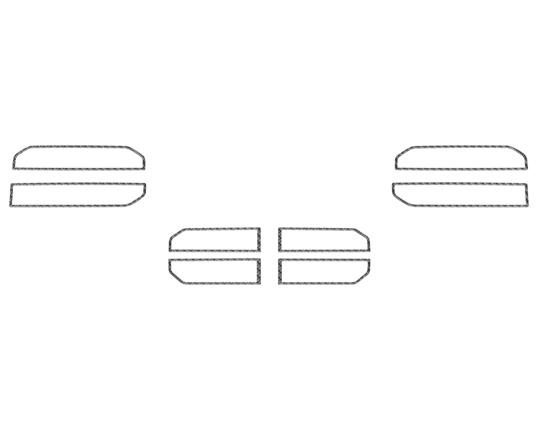 A/C Vent Accent Trim Fits 2022-2027 Toyota Tundra & 2023-2027 Toyota Sequoia