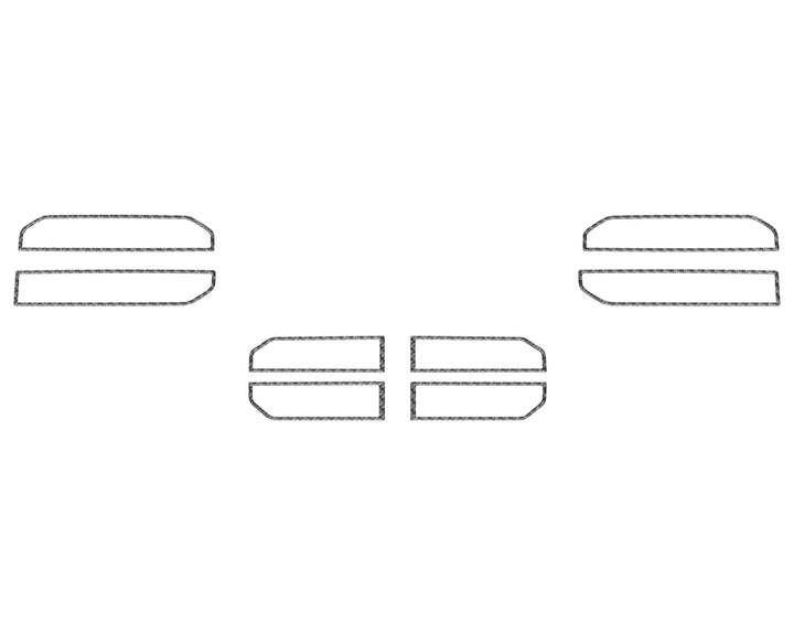 A/C Vent Accent Trim Fits 2022-2027 Toyota Tundra & 2023-2027 Toyota Sequoia