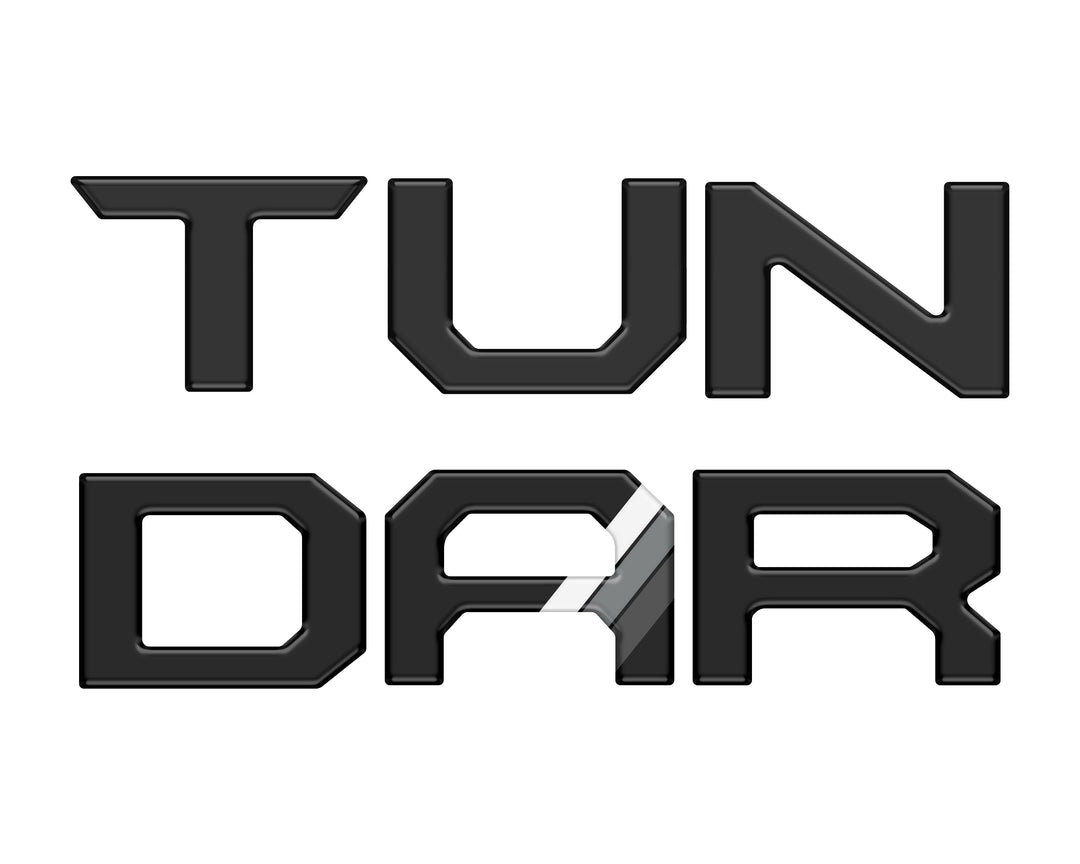 Tufskinz Tailgate Letter Inserts Fits Tundra (2022+)