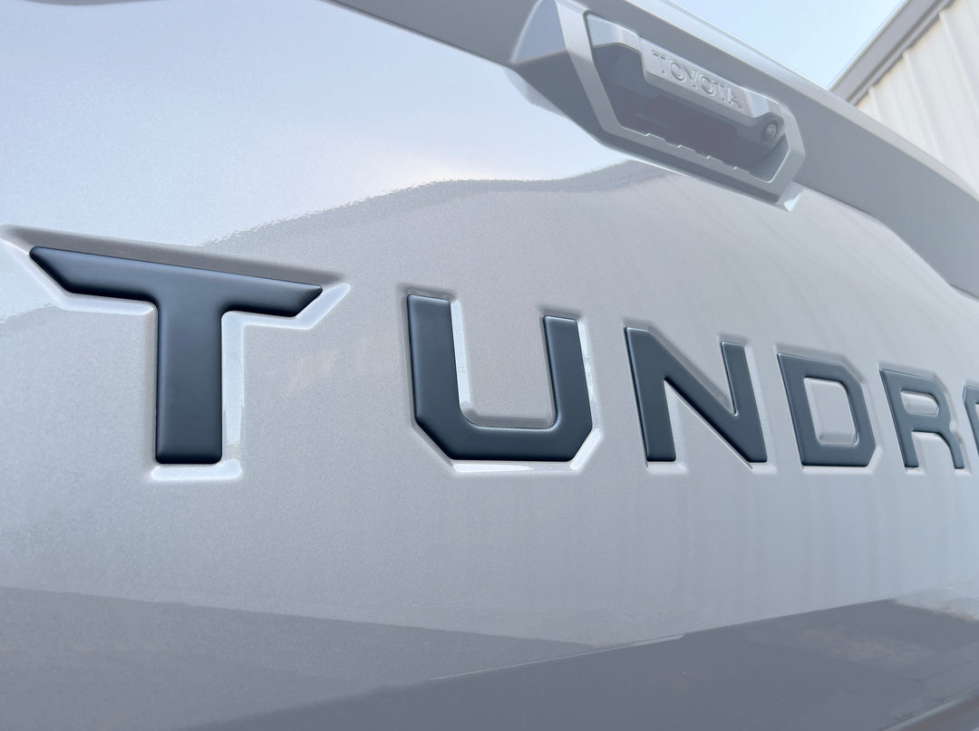 Tufskinz Tailgate Letter Inserts Fits Tundra (2022+)