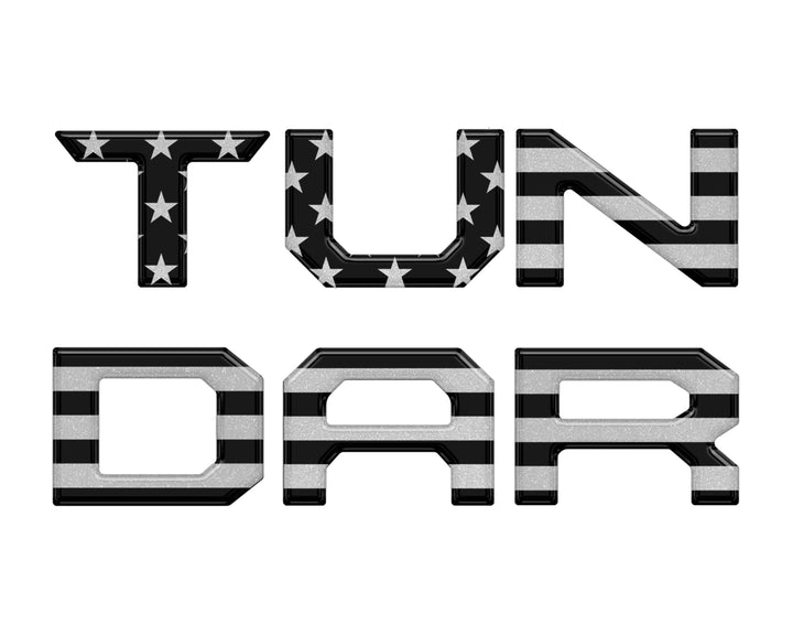 Tufskinz Tailgate Letter Inserts Fits Tundra (2022+)