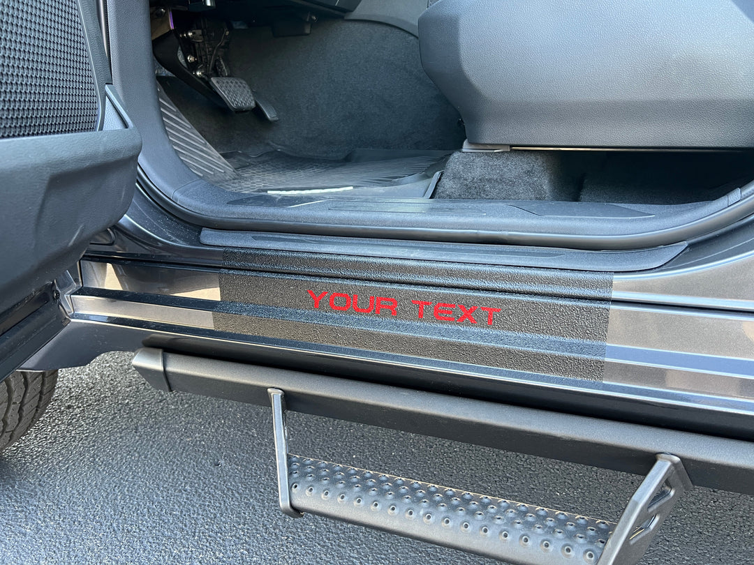 Door Sill Protection Overlays Fits 2022-2027 Toyota Sequoia