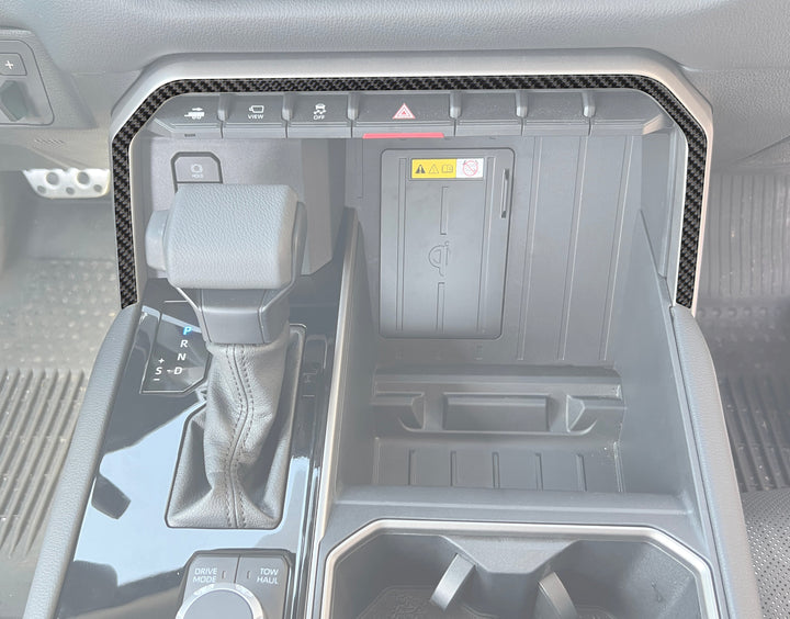 Upper Center Console Line Accent Trim Fits 2022-2027 Toyota Tundra & 2023-2027 Toyota Sequoia