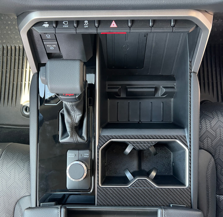 Center Cup Holder Accent Trim Fits 2022-2027 Toyota Tundra & 2023-2027 Toyota Sequoia