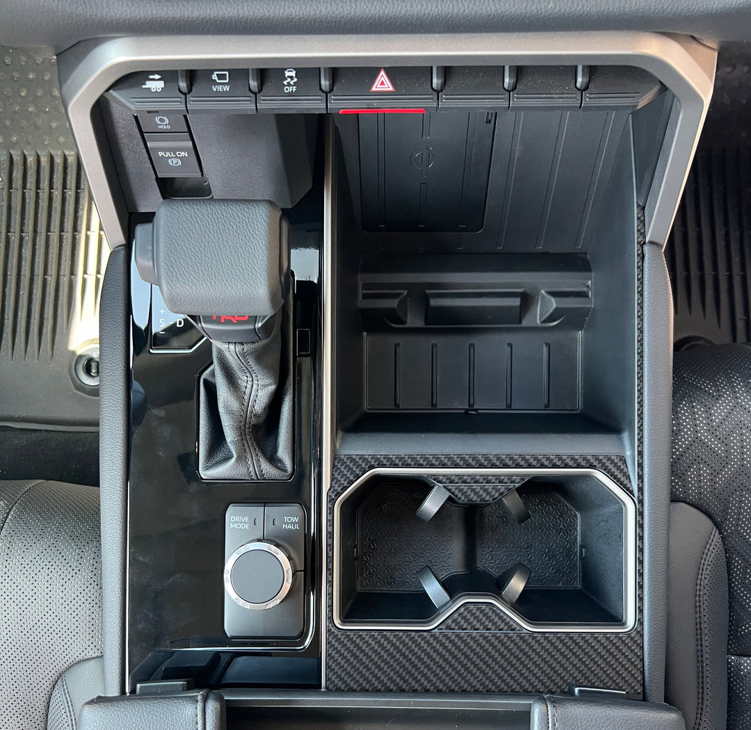 Center Cup Holder Accent Trim Fits 2022-2027 Toyota Tundra & 2023-2027 Toyota Sequoia