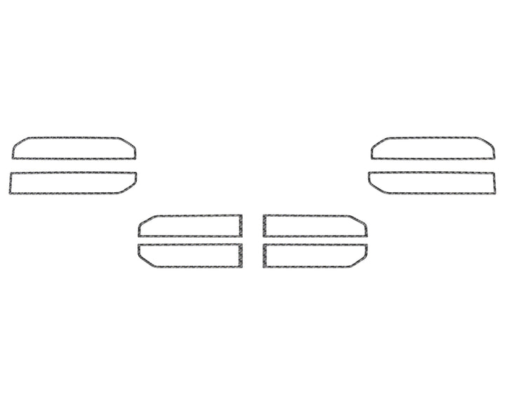 A/C Vent Accent Trim Fits 2022-2027 Toyota Tundra & 2023-2027 Toyota Sequoia