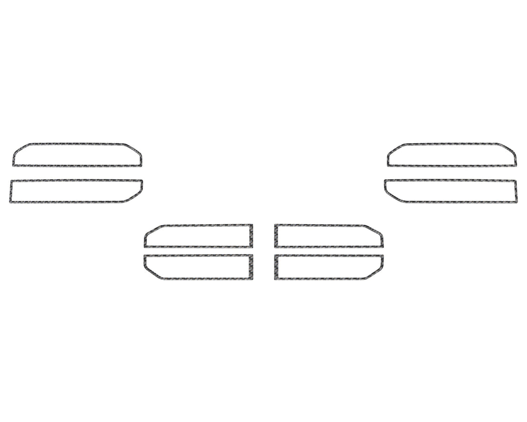 A/C Vent Accent Trim Fits 2022-2027 Toyota Tundra & 2023-2027 Toyota Sequoia