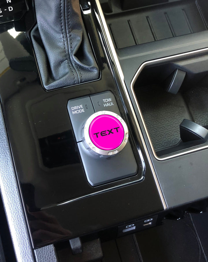 Badge for Drive Mode Selector Dial Fits 2022-2027 Toyota Tundra & 2023-2027 Toyota Sequoia
