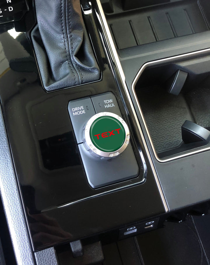 Badge for Drive Mode Selector Dial Fits 2022-2027 Toyota Tundra & 2023-2027 Toyota Sequoia