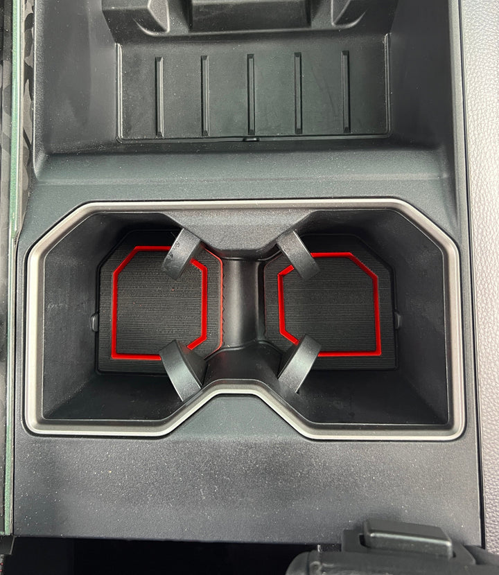 Cup Holder Foam Inserts Fits 2022-2027 Toyota Tundra & 2023-2027 Toyota Sequoia