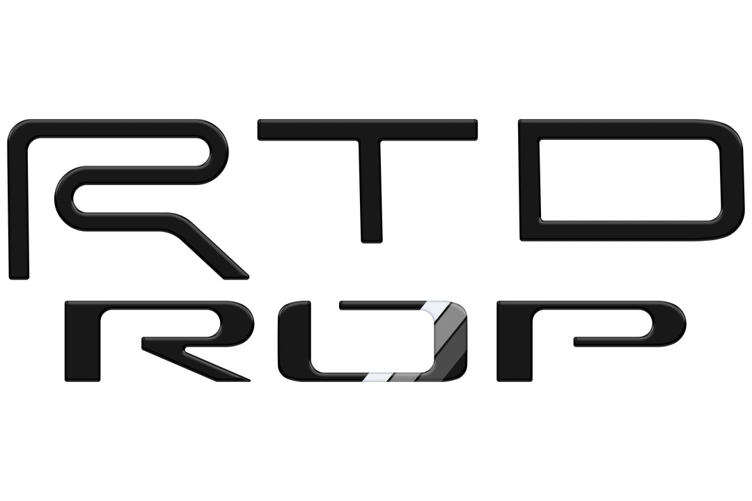 TRD Pro Tailgate Letter Inserts Fits 2022-2027 Toyota Tundra