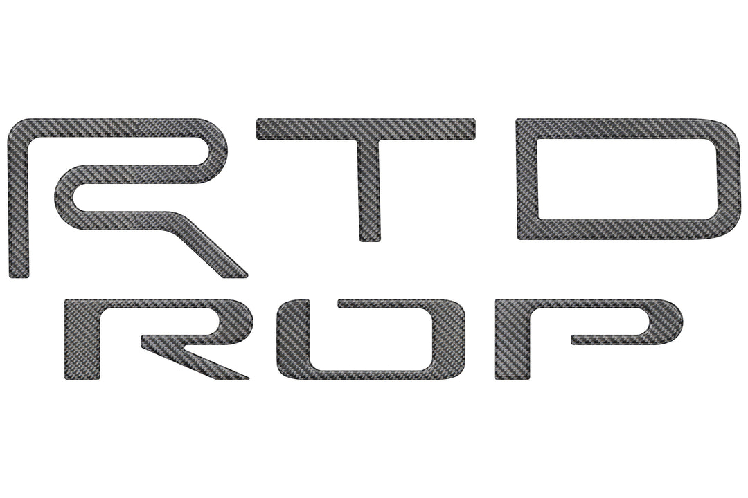 TRD Pro Tailgate Letter Inserts Fits 2022-2027 Toyota Tundra