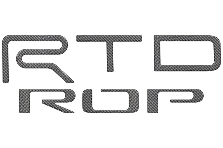 TRD Pro Tailgate Letter Inserts Fits 2022-2027 Toyota Tundra