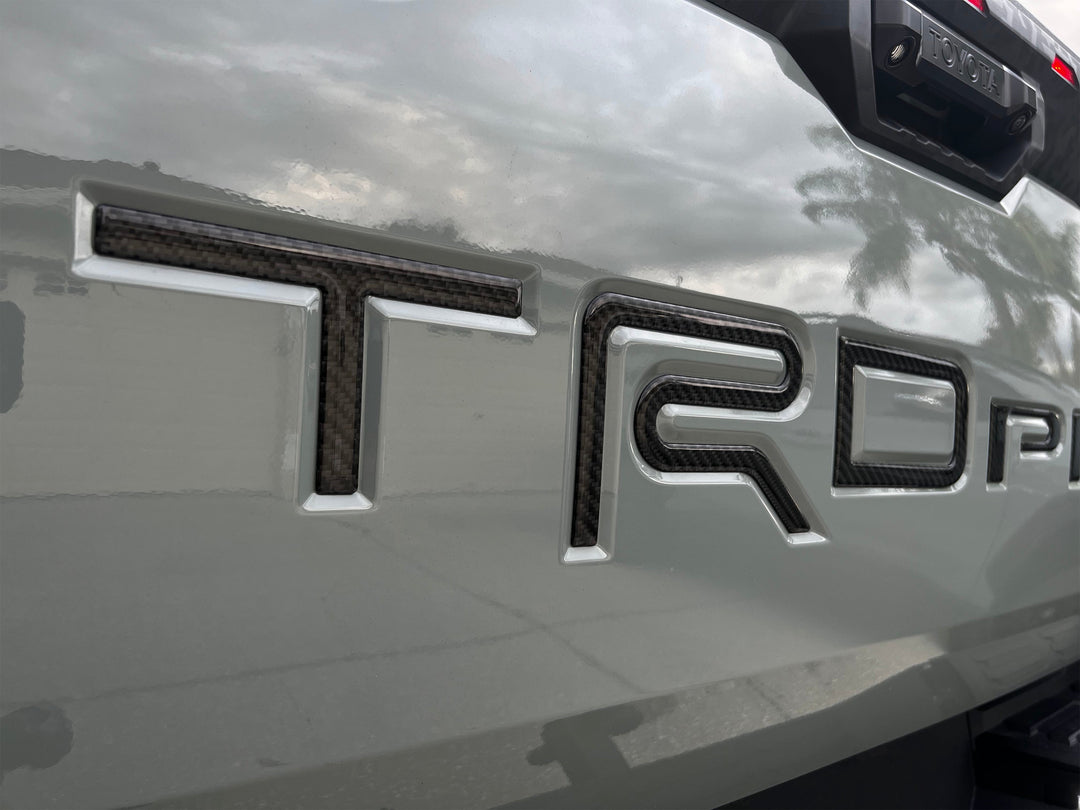 TRD Pro Tailgate Letter Inserts Fits 2022-2027 Toyota Tundra
