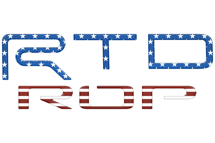 TRD Pro Tailgate Letter Inserts Fits 2022-2027 Toyota Tundra
