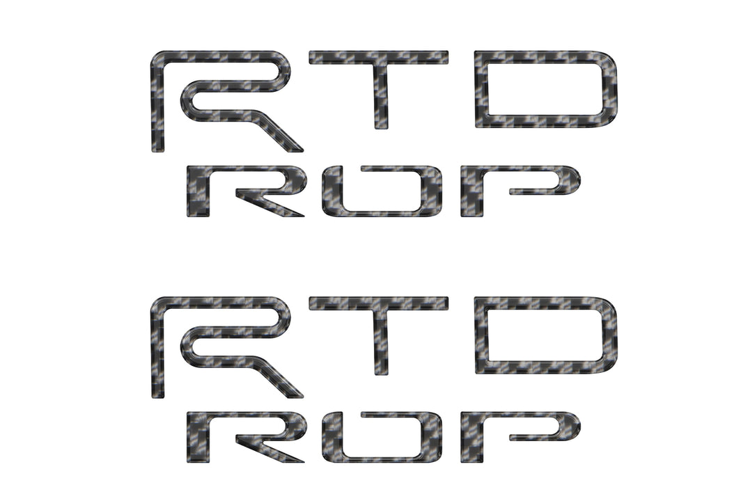 Hood Louver Letter Overlays Fits 2022-2027 Toyota Tundra TRD Pro