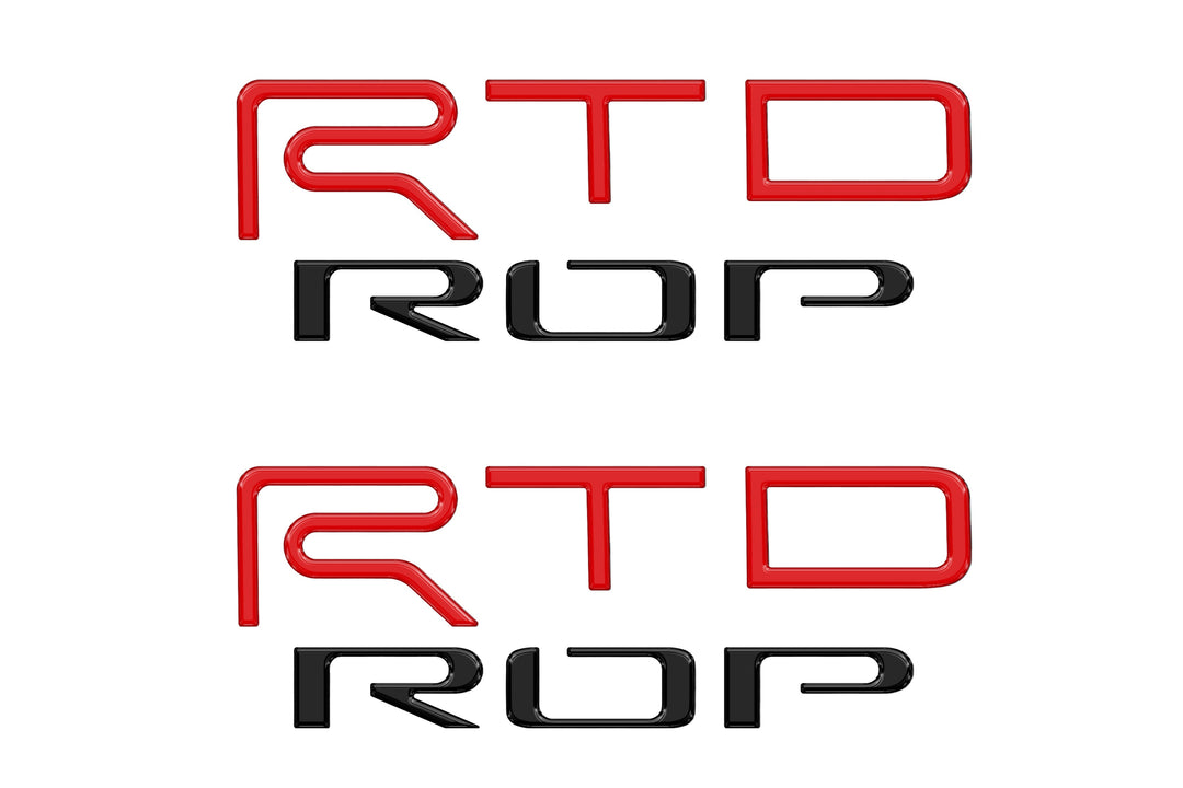 Hood Louver Letter Overlays Fits 2022-2027 Toyota Tundra TRD Pro