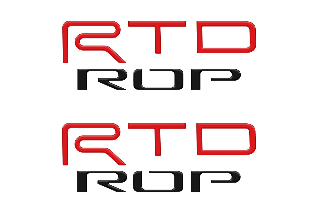 Hood Louver Letter Overlays Fits 2022-2027 Toyota Tundra TRD Pro