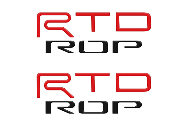 Hood Louver Letter Overlays Fits 2022-2027 Toyota Tundra TRD Pro