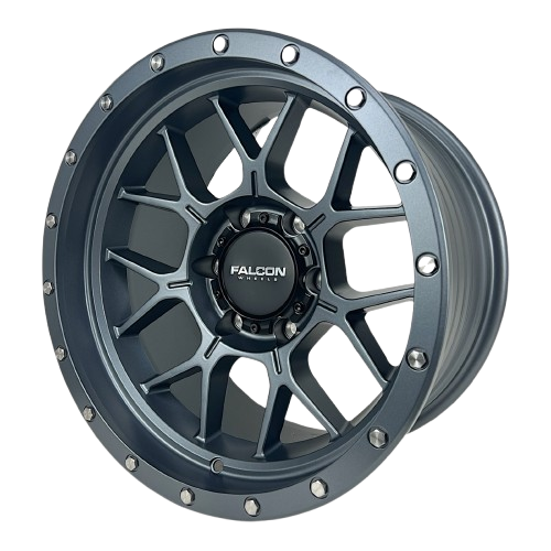 Falcon Off-Road Wheels TX - Titan Matte Gunmetal 17x9