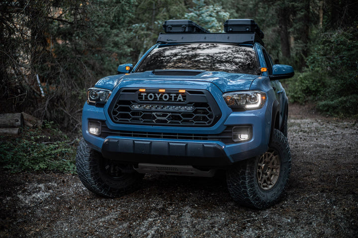 Rave Off Road TRD Pro Style Grille with Integrated Light Bar for Tacoma (2016-2023)