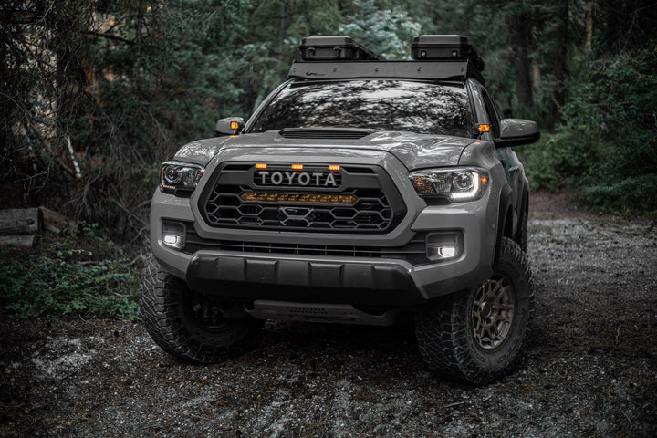 Rave Off Road TRD Pro Style Grille with Integrated Light Bar for Tacoma (2016-2023)