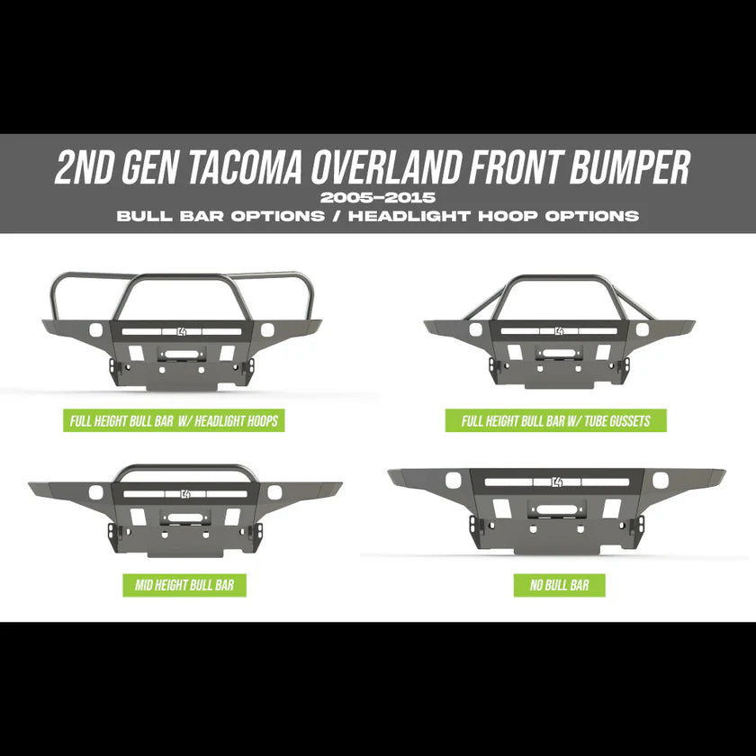 C4 Fabrication Overland Series Front Bumper for Tacoma (2012-2015)