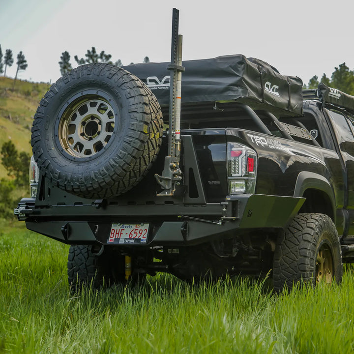 C4 Fabrication Overland Series High Clearance Rear Bumper for Tacoma (2016-2023)