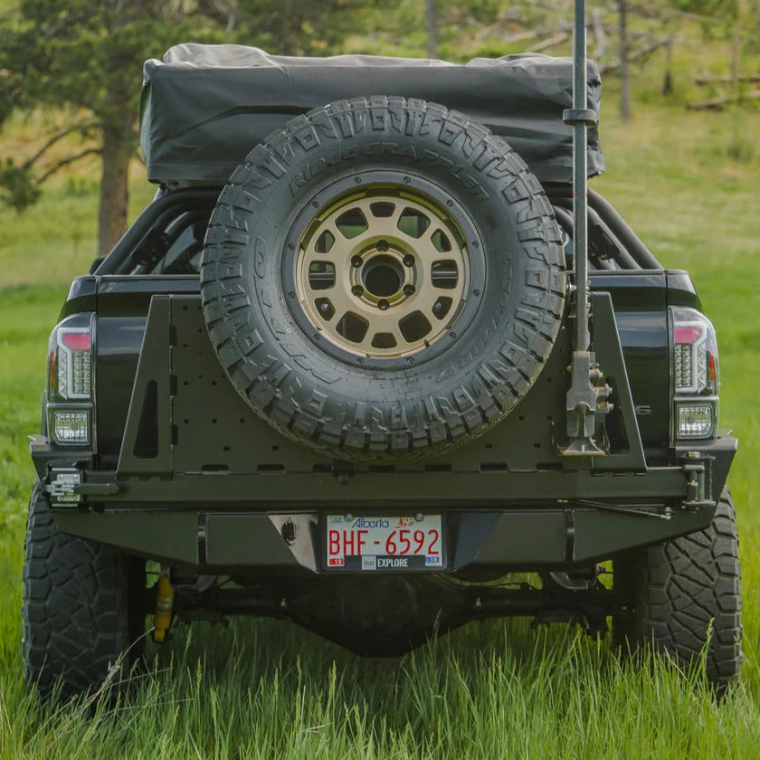 C4 Fabrication Overland Series High Clearance Rear Bumper for Tacoma (2016-2023)