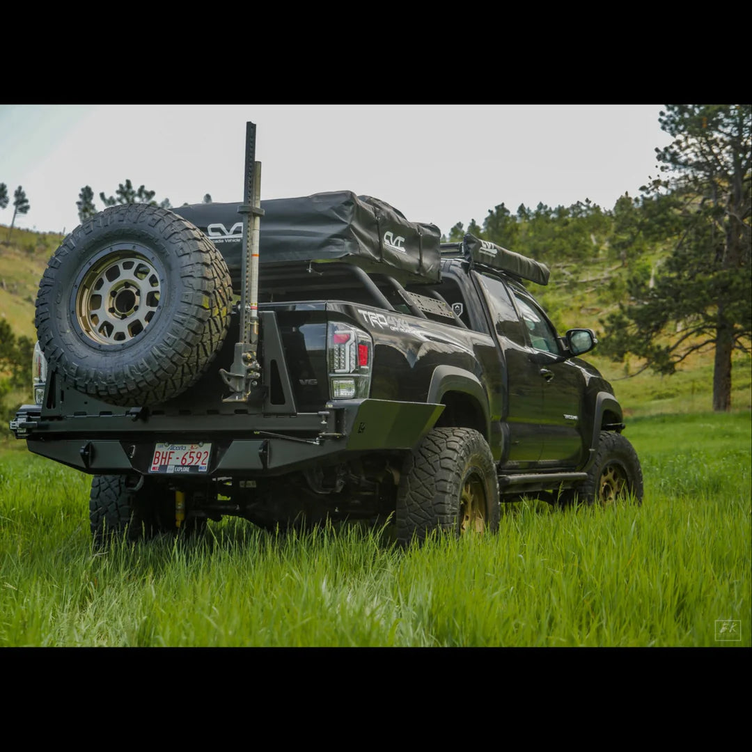 C4 Fabrication Overland Series High Clearance Rear Bumper for Tacoma (2016-2023)