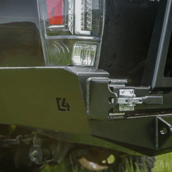 C4 Fabrication Overland Series High Clearance Rear Bumper for Tacoma (2016-2023)
