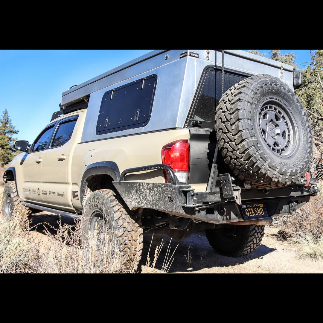 C4 Fabrication Overland Series High Clearance Rear Bumper for Tacoma (2016-2023)
