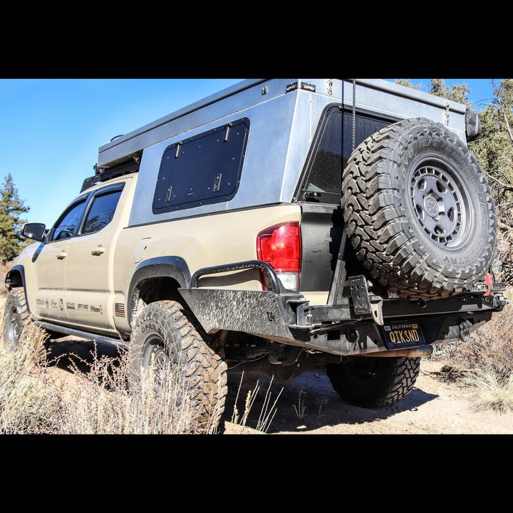 C4 Fabrication Overland Series High Clearance Rear Bumper for Tacoma (2016-2023)